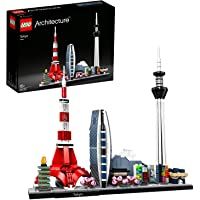 LEGO 21051 Architecture Skyline Collection Tokio- Set de Construcción- Modelo de Coleccionista- Maqueta Decorativa